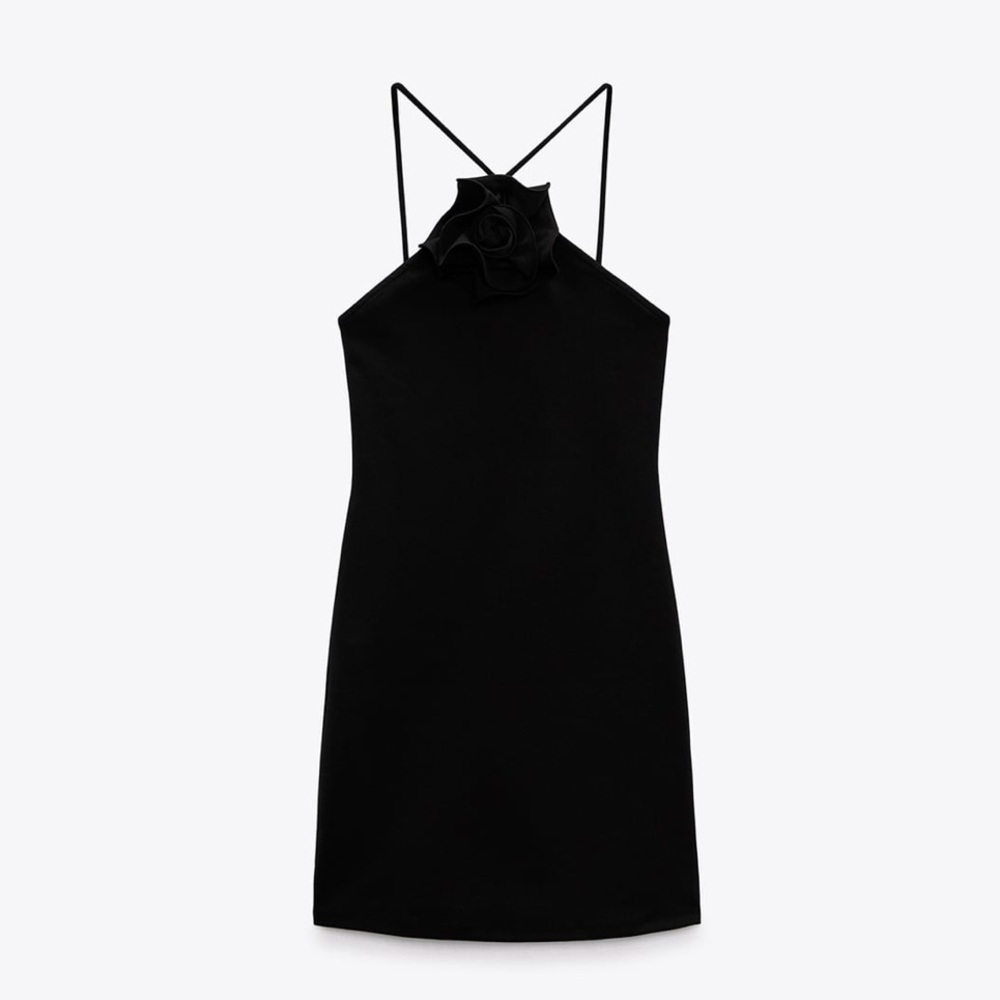 Rosette mini dress